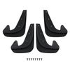 4PCS EVA Plastic Wearing Mud Flaps Splash Guards For Car Front & Rear Fender