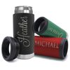 Personalized Slim Skinny Can Holder with Any Text