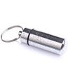 pengxiaomei 3 pcs Waterproof Aluminum Pill Box, Pocket Pill Case Silver Pill Holder Medicine Case Water Resistant Keychain Silver Pill Holder Pill Container for Outdoor Travel Camping