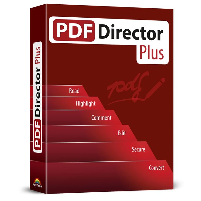 PDF Director Plus – PDF Editor Software compatible with Windows 11, 10, 8 and 7 – Edit, Create, Scan and Convert PDFs – 100% Compatible with Adobe Acrobat