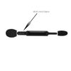 Deksias Eyeshadow Tip, Eyeshadow Brush, Makeup Brush, 50 Pieces, Double, Makeup Tool, Black