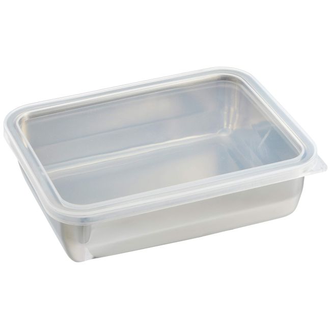 Wahei Freiz GC-252 GC-252 Food Stocker, Made in Japan, Medium Cooking Container, Storage Container, Stainless Steel