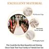 ShiDianYi Ivory 2FTX15FT Sequin Aisle Runner for Wedding Ceremony