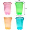 Party Essentials Soft Plastic 12-Ounce Party Cups/Tumblers, 40-Count, Assorted Neon