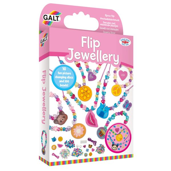 Galt Toys, Flip Jewellery, Craft Kit for Kids, Ages 5 Years Plus