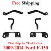 For 2009-2014 Ford F-150 Bumper Mounting Bracket Front Left & Right Side Set 6pc