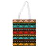 Nacnic Tote bag cloth TRIANGULOS Native Americans. multipurpose shoulder strap