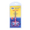 Nail Scissors Professional Cuticle Scissors Extra Strong Curved Manicure Scissors Clippers Eyebrow Grooming Cuticle Beard Trimming Hair Cutting (3.75" Pink)