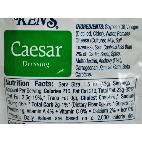 Kens 362361 Kens Caesar Dressing- Case of 60