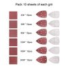 Bosch Multi-Sander 60PCS Mouse Sander Pads - Assorted 40/60/80/120/180/240 Grit Sanding Sheets