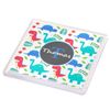 Childrens Dinosaur Personalised Drinks Coaster, Any Name & Initial (Design 4)