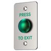 Push to Exit Button for Door Access Control Big Press Button Waterproof Stainless Steel Shell with Back Mounted Box NO/COM Output