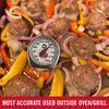 Meat Thermometer, Temperature Labeled for Beef, Poultry, Pork