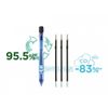 Pilot B2P ECOBALL Begreen Refillable Ballpoint Pen Medium Nib Black