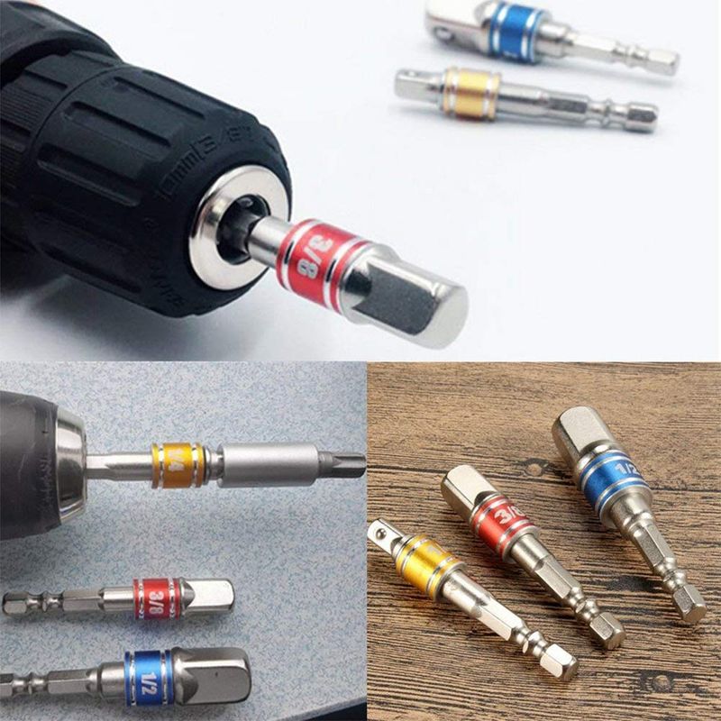 FQZMQBQ Impact Driver Bit Hex Bit Socket Adapter Set for Insertion ...