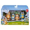 Bluey 2.5" to 3" Poseable Figures 4 Pack Blue with Bingo
