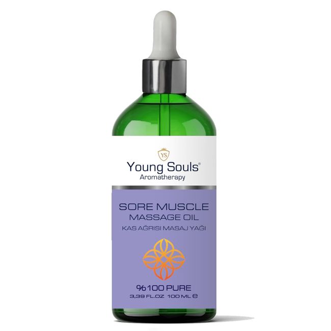 Young Souls Aromatherapy Sore Muscle Massage Oil Kas Ağrısı Masaj Yağı 100 ml