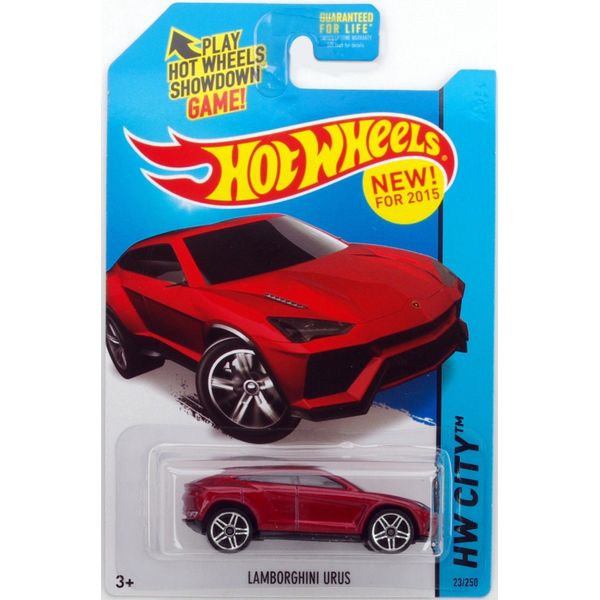 Hot Wheels, 2015 HW City, Lamborghini Urus [Maroon] 23/250