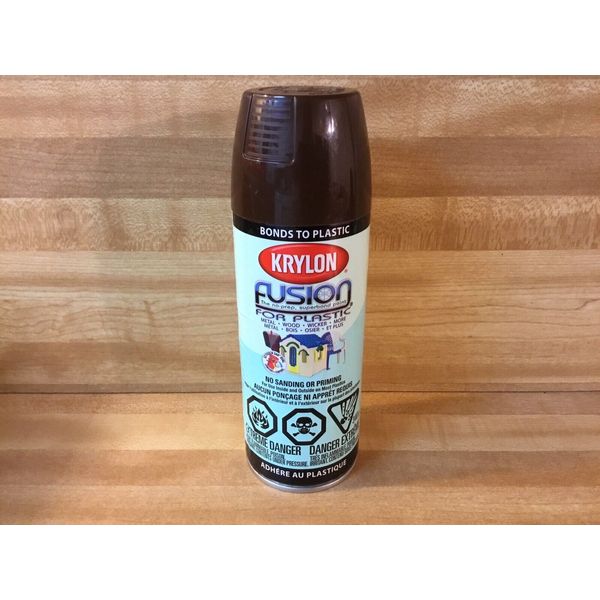 Krylon Fusion For Plastic Spray Paint Espresso 12 oz. New 2340 (discontinued)