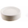 50 Pack - 100% Compostable Plates - Natural SugarCane Biodegradable 6-Inch