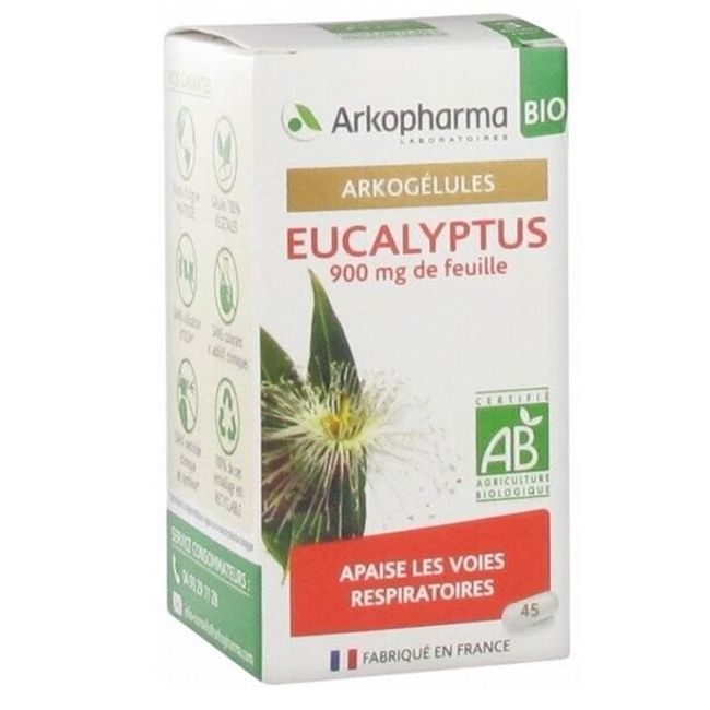 Arkopharma Arkocaps Organic Eucalyptus 45 Capsules