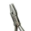 Premium German Stainless Orthodontic Aderer Plier 3 Prong Dental Wire Bending Plier Priple Beak Lab