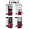 Simple Home Inspirations Burlap Cover Compatible with Coffee System (K Supreme, Black)