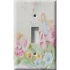 SnazzySwitch Flower Fairy Decorative Light Switch Cover - Single Toggle Wall Plate