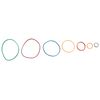 fiXte Rubber Bands Strong Stretchy Elastic Assorted Colours and Sizes Home School Office Work 64g