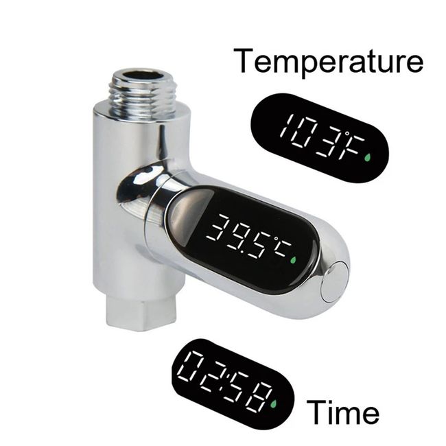 Digital shower thermometer