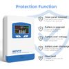 Anern 20A MPPT Solar Charge Controller 12V 24V Auto-recognition DC Voltage,PV Maximum Input 60V Solar Panel Controller Work with AGM, Gel, Flooded and Lithium