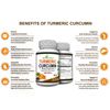 Turmeric Curcumin with Biopterin 2000mg High Absorption Triple Strength Capsules