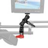 SZRIG Multi-function Ball Head Clamp Magic Arm Adapter with Bottom Clamp Super Sturdy Central Locking Knob (Red)