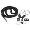 [INPON] Adjustable Climbing Rope Camera Strap Neck Strap for Mirrorless DSLR Compact Digital Camera (Black)