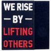 Raised embroidered Velcro patch by lifting others