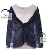 Basic Sense Chiffon Pearl Scarf Luxurious Head Wrap Hijab, Teal Blue