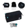 Grafoplás Bits & Bobs Pencil Cases 23 Centimeters Black (Negro)