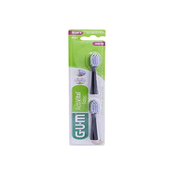 GUM 4110 ACTIVITAL Replacement Sonic Brush, standard - random color