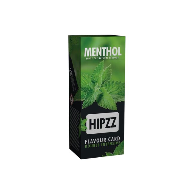 100 x Hipzz Aromakarten/Aroma Cards Menthol + ein Keyring