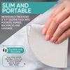 Microfiber Cleaning Cloth 12-Pack Individually Packed (6"x 7") Glasses Cleaning