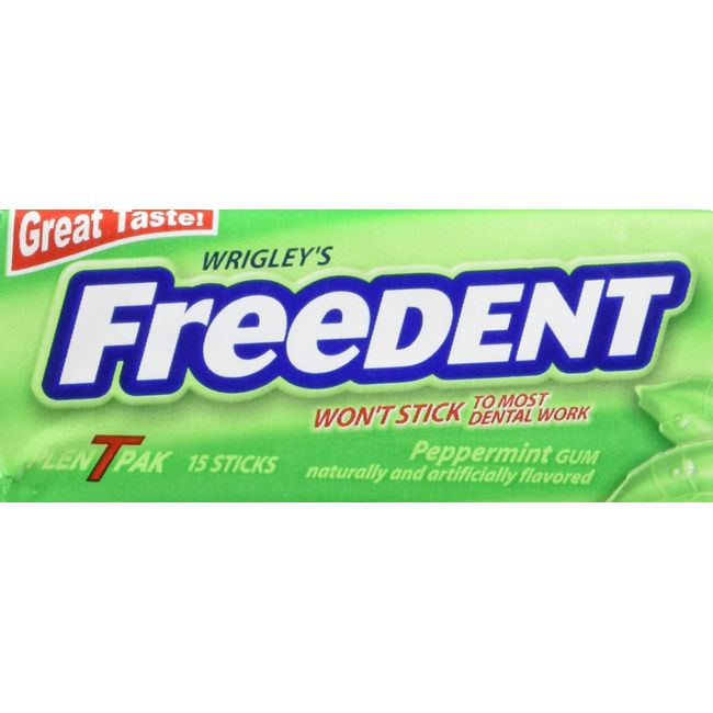 Freedent Peppermint Gum Plen - T - Pack (12 count)