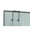 Fellowes FEL75510 Wire Partition Additions Double Coat Hook (75510)
