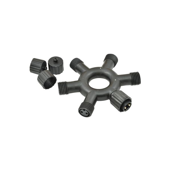 5 Way outdoor string light splitter (static version)