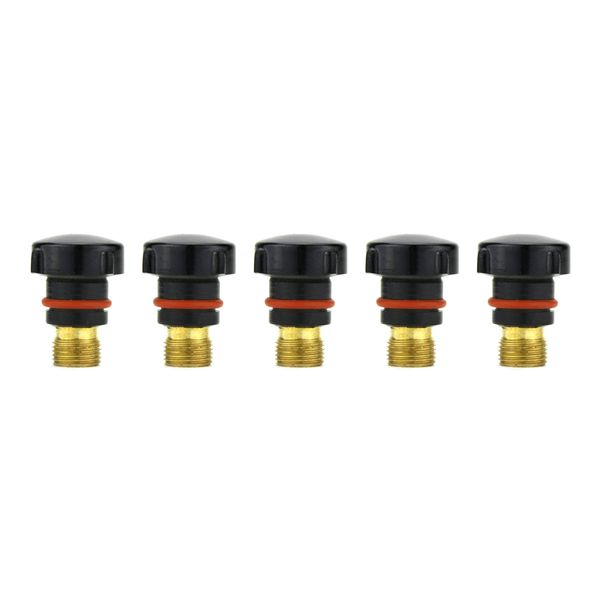 SÜA - Short Back Cap for TIG Welding Torches 17/18/26 - Model: 57Y04 - (5 PACK)