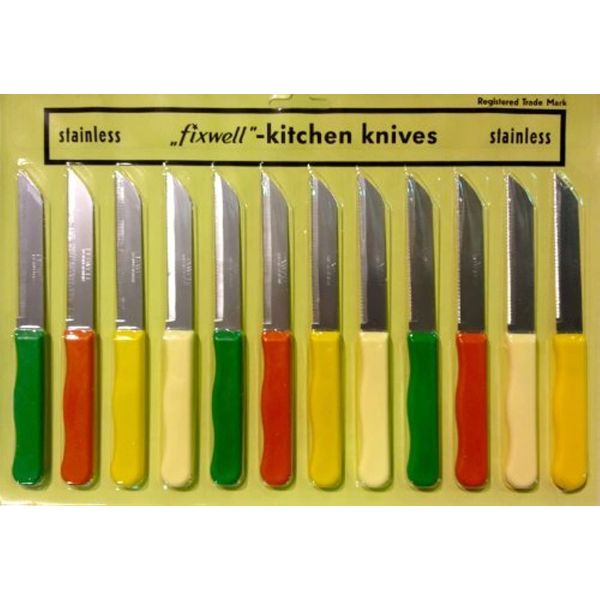Fixwell Stainless Steel Knife Set, 12-Piece