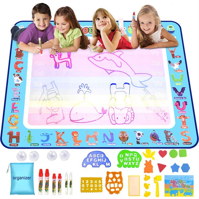 Doodle Mat Large Water Writing Doodle 40 x32 inch Drawing Mat for Kids Toys Girls Boys