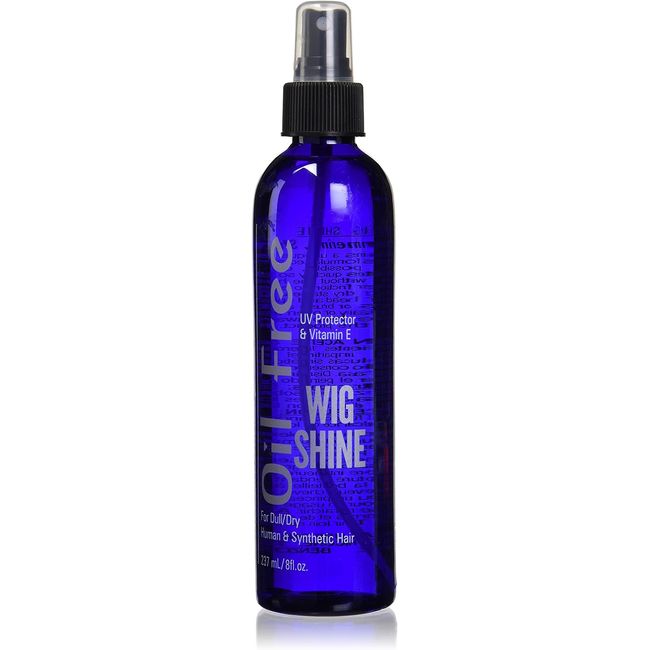 Bonfi Natural Oil-Free Wig Shine Spray, 8 Ounce