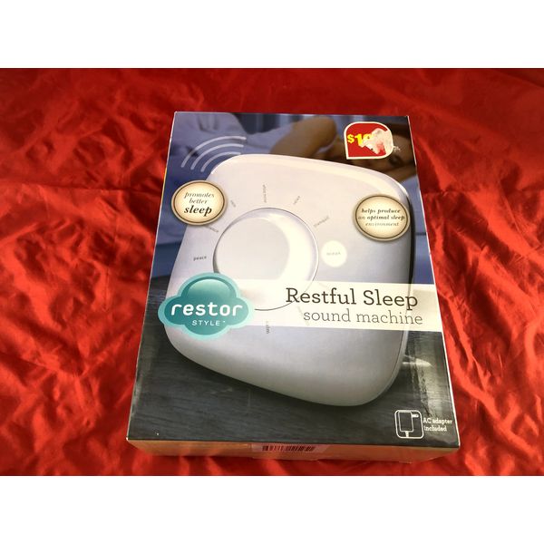 New Restor Restful Sleep Sound Machine 12 Sounds