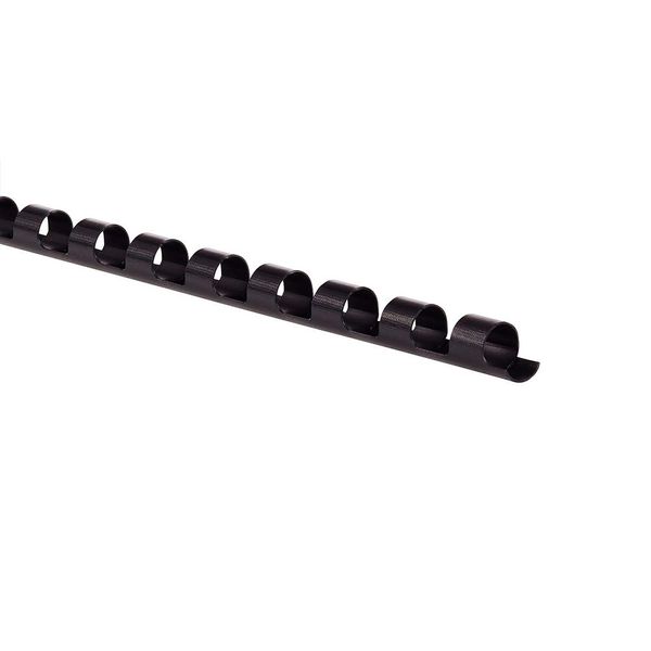 GBC Binding Spines/Spirals/Coils, 1/2" Diameter, 90 Sheet Capacity, CombBind, Black, 100 Pack (4000068), Model:GBC4000068