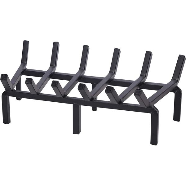 Fireplace Grate 20 Inch Heavy Duty Solid Steel Fire Grate Wood Log Rack Stove Fi